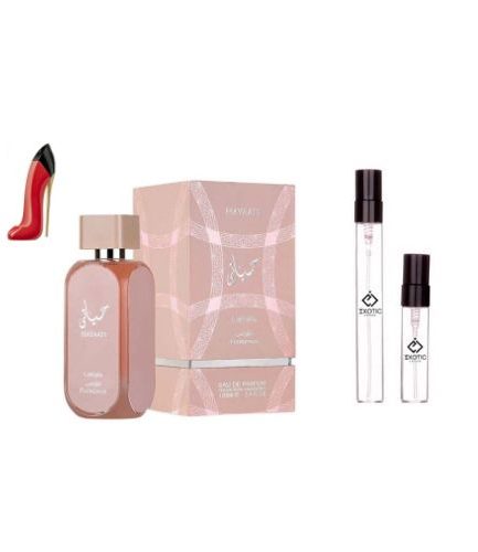 Lattafa Hayaati Florence Eau De Parfum Travel Size Decants