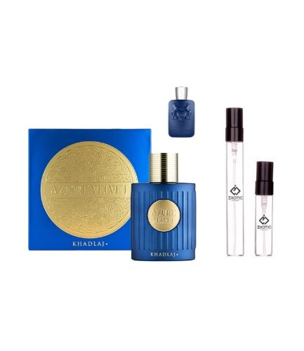 Khadlaj Azure Velvet Extrait De Parfum Travel Size Decants