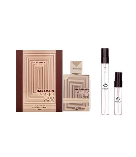Al Haramain Amber Oud Gold Edition Extreme Extrait De Parfum Travel Size Decants
