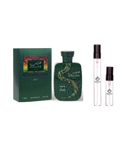 Rasasi Hawas Boa Eau De Parfum Travel Size Decants