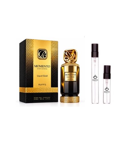 Riiffs Momento Liquid Gold Extrait de Parfum Travel Size Decants