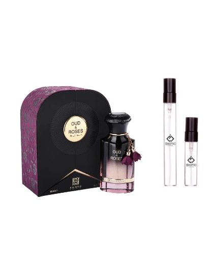 Ahmed Al Maghribi Oud & Roses Extrait De Parfum Travel Size Decants